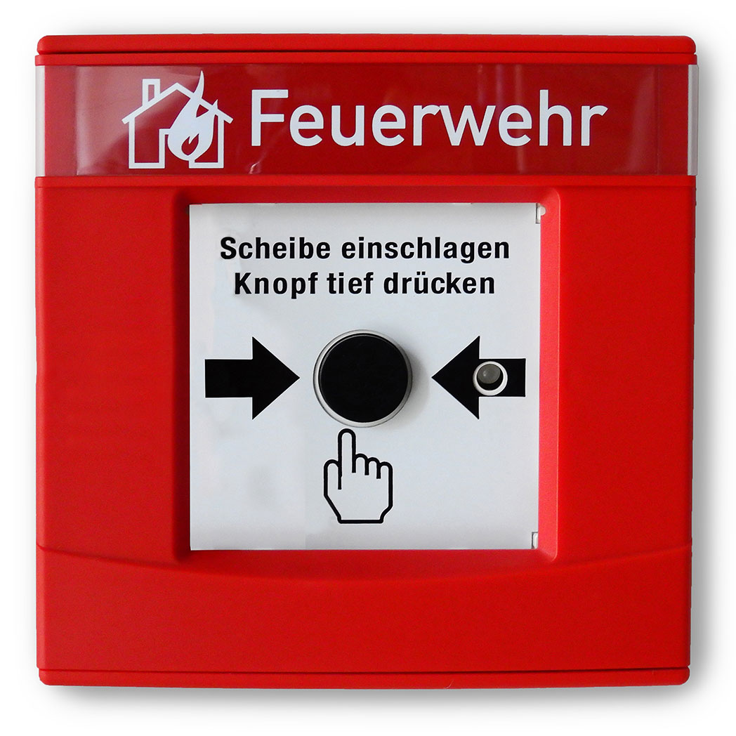 Brandmeldesysteme schützen Leben. Hier zeigen wir einen Feuermelder